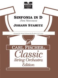 Sinfonia in D Orchestra sheet music cover Thumbnail